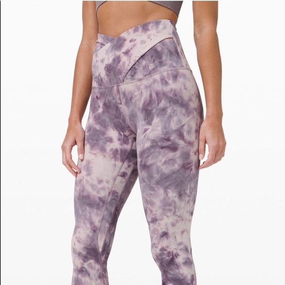 LULULEMON Super High Rise Cross Diamond Dye Align Leggings NEW WITH TAGS - Picture 2 of 4